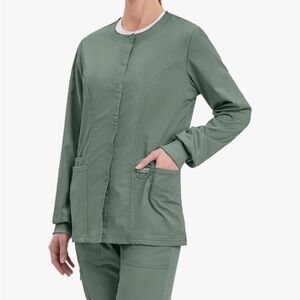 Olive Scrub Jacket